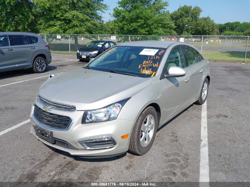 2016 Chevrolet Cruze Limited 1Lt Auto VIN: 1G1PE5SB9G7102077 Lot: 39681776