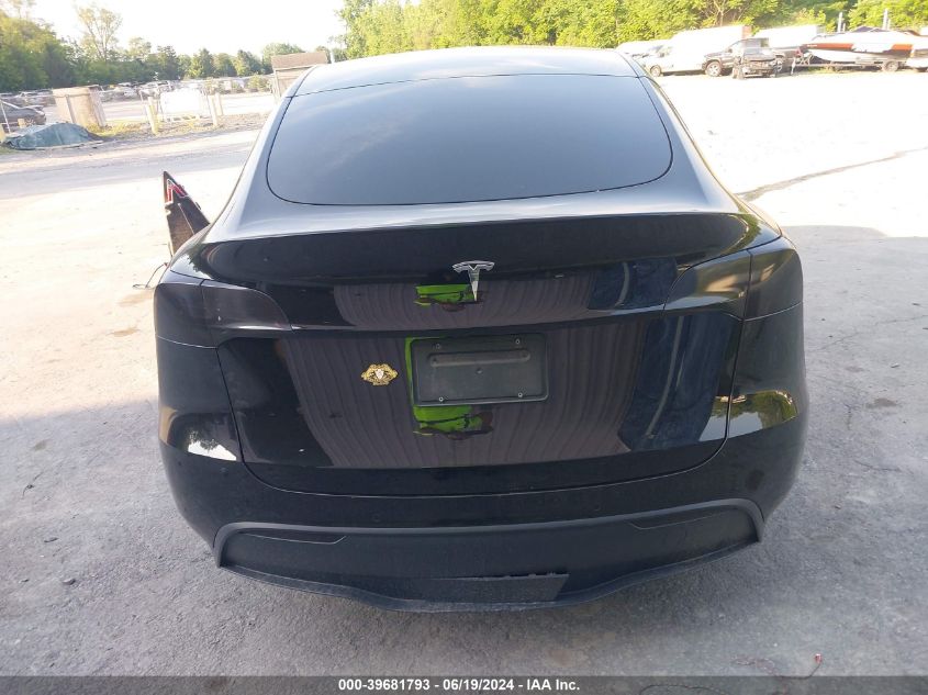 2022 Tesla Model Y VIN: 7SAYGDEE7NF329106 Lot: 39681793