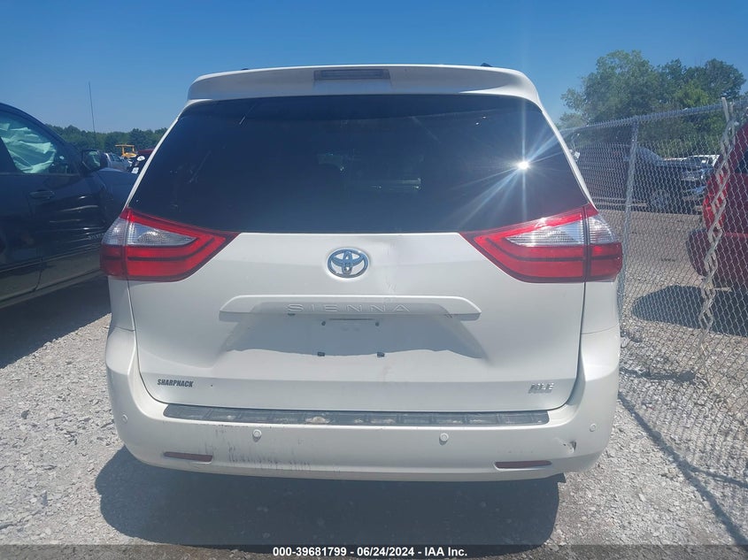 2015 Toyota Sienna Xle 8 Passenger VIN: 5TDYK3DC1FS654546 Lot: 39681799