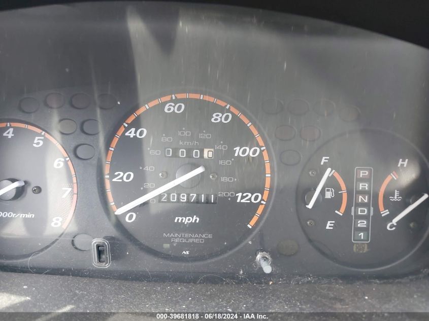 1999 Honda Cr-V Ex VIN: JHLRD1868XC030482 Lot: 39681818