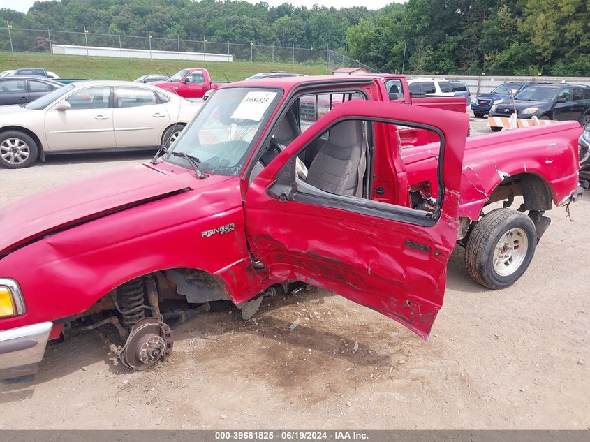 1997 Ford Ranger Splash/Xl/Xlt VIN: 1FTCR10A3VPA13678 Lot: 39681825