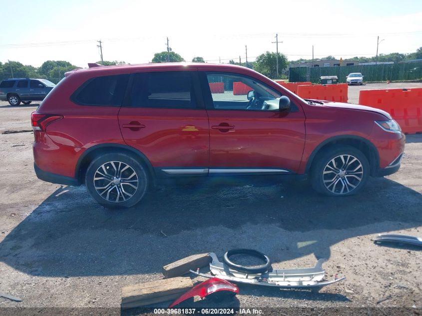 2017 Mitsubishi Outlander Es VIN: JA4AZ2A36HZ035352 Lot: 39681837