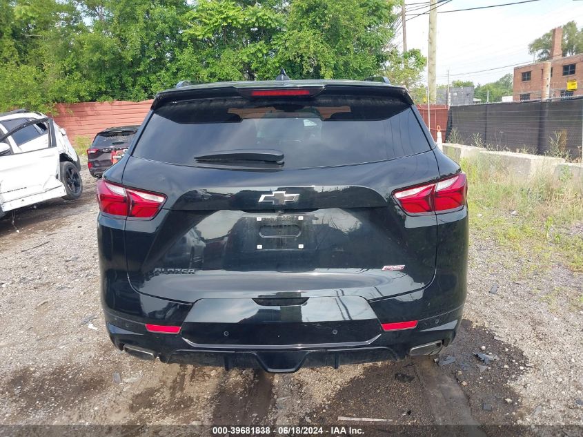 2022 Chevrolet Blazer Fwd Rs VIN: 3GNKBERS9NS215971 Lot: 39681838