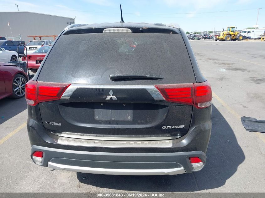 2016 Mitsubishi Outlander Es VIN: JA4AD2A39GZ016016 Lot: 39681843