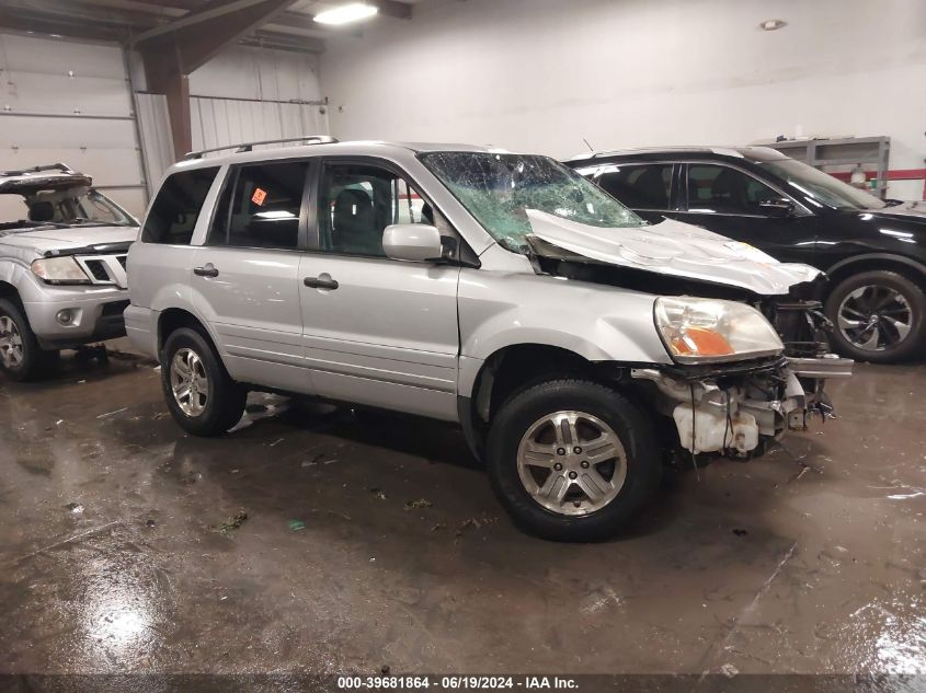 2003 Honda Pilot Ex VIN: 2HKYF18443H578561 Lot: 39681864