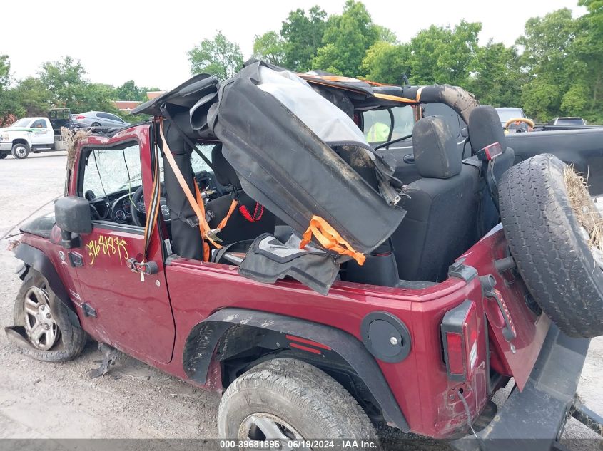 2012 Jeep Wrangler Sport VIN: 1C4AJWAG0CL143999 Lot: 39681895