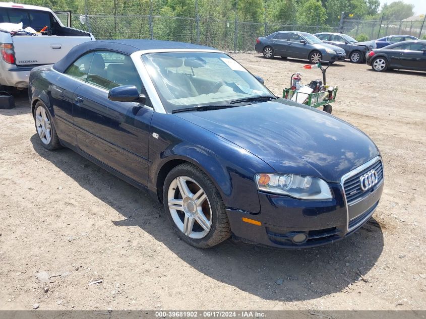 2008 Audi A4 2.0T VIN: WAUDF48H98K012081 Lot: 39681902