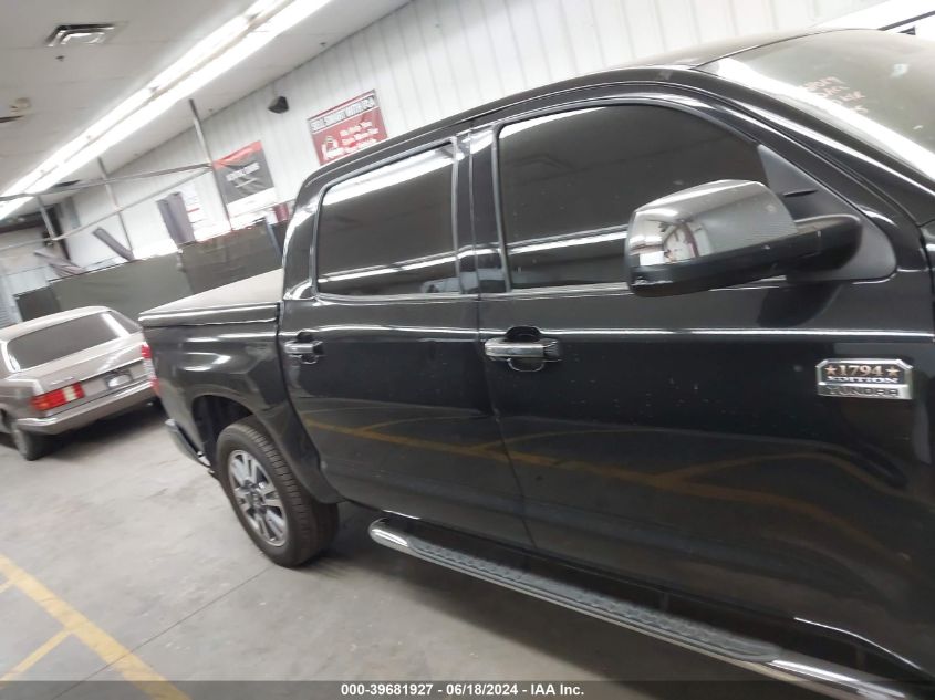 2021 Toyota Tundra 1794 Edition VIN: 5TFAY5F10MX977615 Lot: 39681927