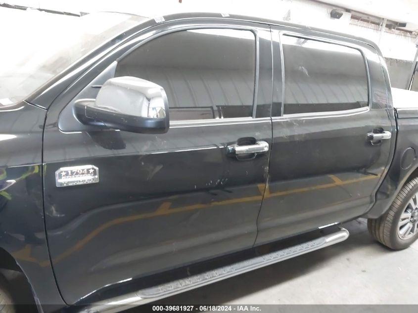 2021 Toyota Tundra 1794 Edition VIN: 5TFAY5F10MX977615 Lot: 39681927