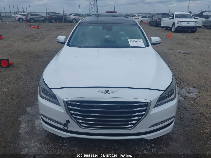 2015 Hyundai Genesis 5.0 VIN: KMHGN4JFXFU015886 Lot: 39681934