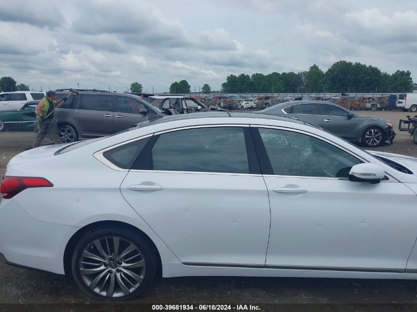 2015 Hyundai Genesis 5.0 VIN: KMHGN4JFXFU015886 Lot: 39681934