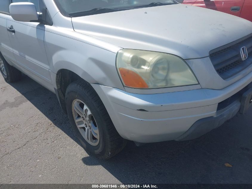 2004 Honda Pilot Ex VIN: 2HKYF18404H508007 Lot: 39681946