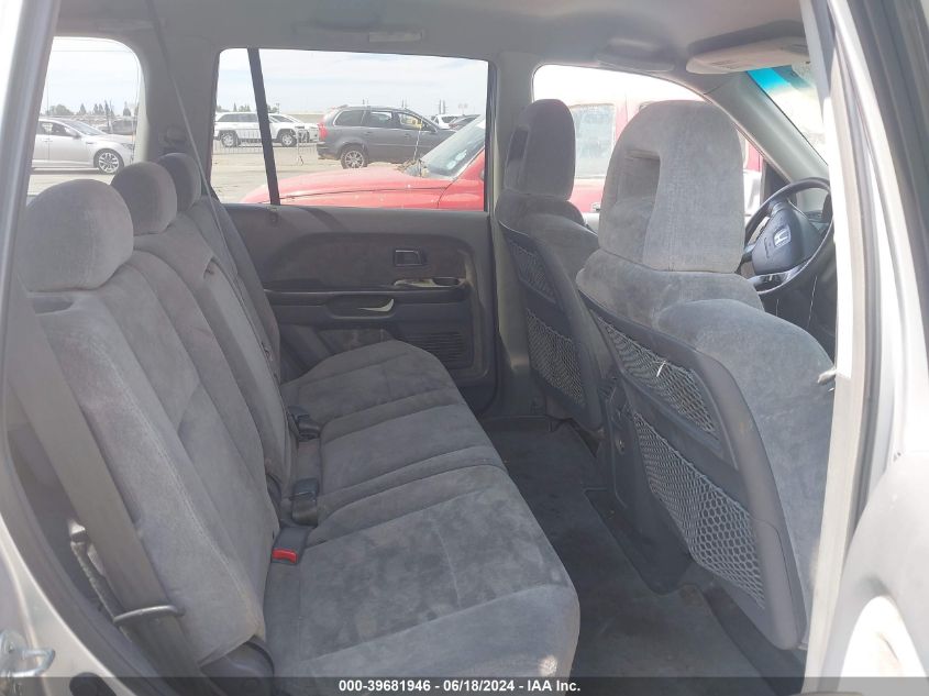 2004 Honda Pilot Ex VIN: 2HKYF18404H508007 Lot: 39681946