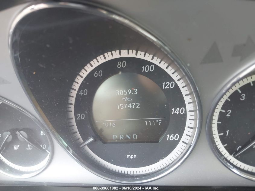 2011 Mercedes-Benz C 300 Luxury/Sport VIN: WDDGF5EB9BR179650 Lot: 39681982