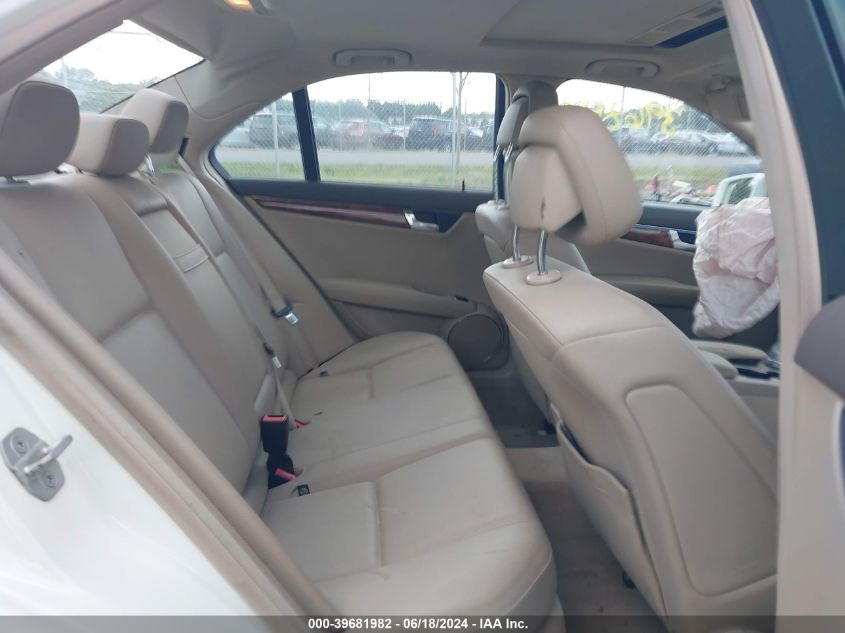 2011 Mercedes-Benz C 300 Luxury/Sport VIN: WDDGF5EB9BR179650 Lot: 39681982