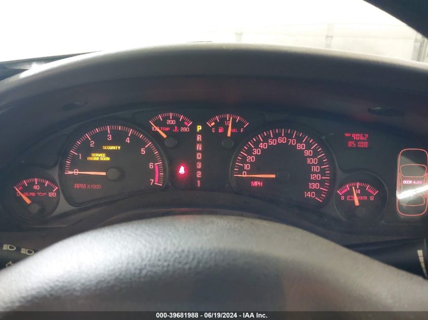 2002 Pontiac Bonneville Se VIN: 1G2HX54K424219423 Lot: 39681988