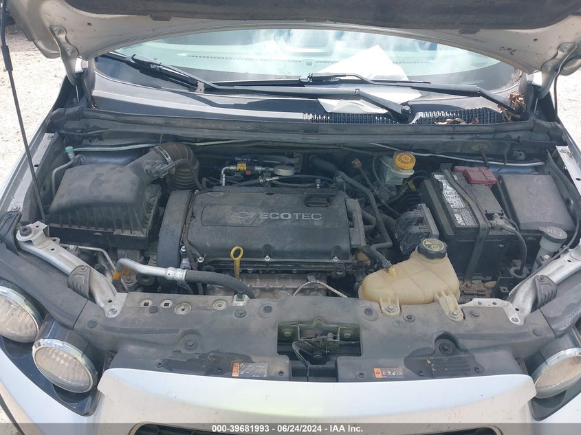 2012 Chevrolet Sonic 2Lt VIN: 1G1JC5SH8C4169121 Lot: 39681993