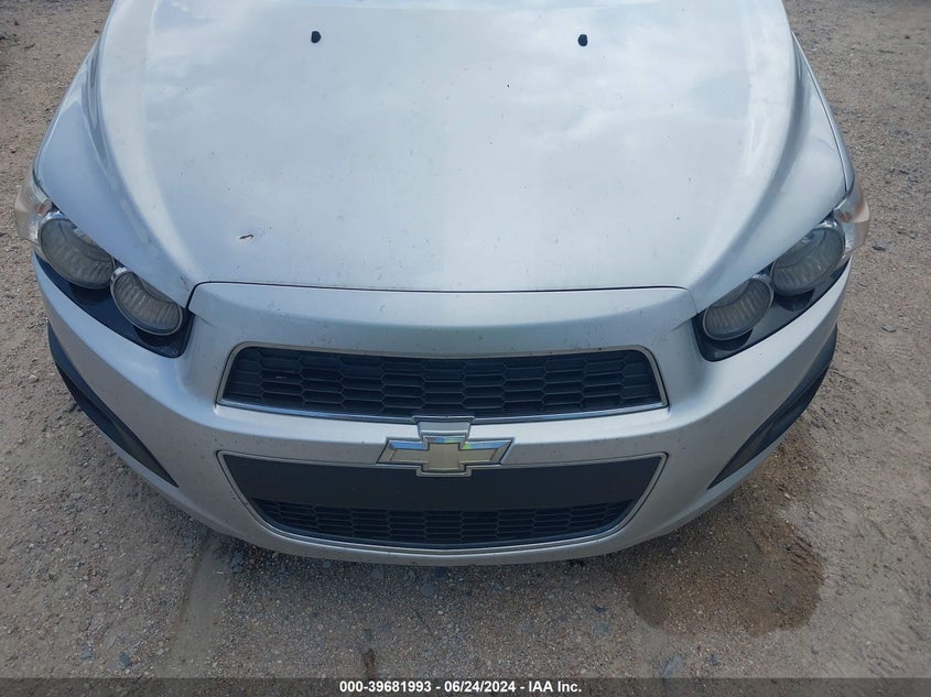 2012 Chevrolet Sonic 2Lt VIN: 1G1JC5SH8C4169121 Lot: 39681993