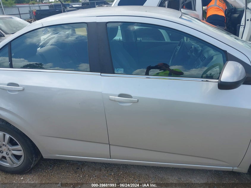 2012 Chevrolet Sonic 2Lt VIN: 1G1JC5SH8C4169121 Lot: 39681993