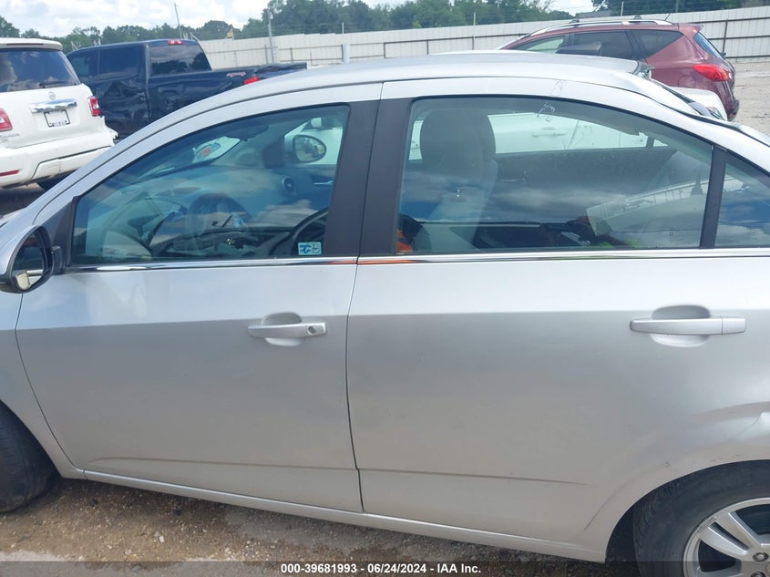 2012 Chevrolet Sonic 2Lt VIN: 1G1JC5SH8C4169121 Lot: 39681993