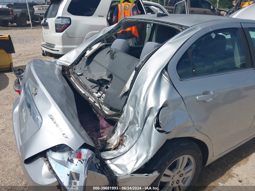 2012 Chevrolet Sonic 2Lt VIN: 1G1JC5SH8C4169121 Lot: 39681993