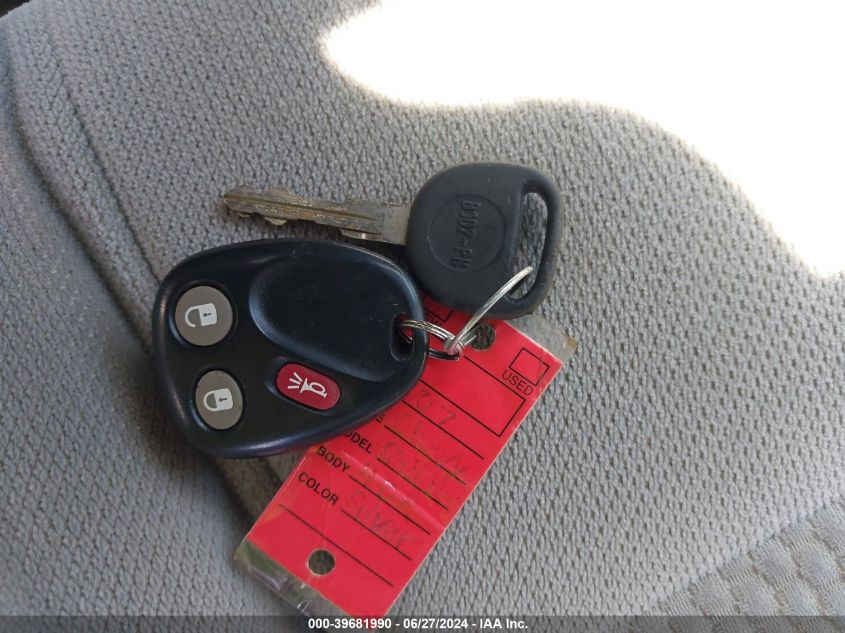 2007 Chevrolet Trailblazer Ls/Lt VIN: 01GNDT13S57228574 Lot: 39681990