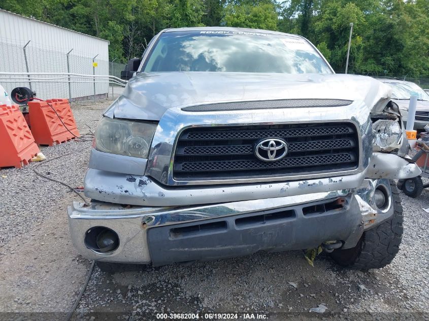 2007 Toyota Tundra Double Cab Sr5 VIN: 5TBBV541X7S480476 Lot: 39682004