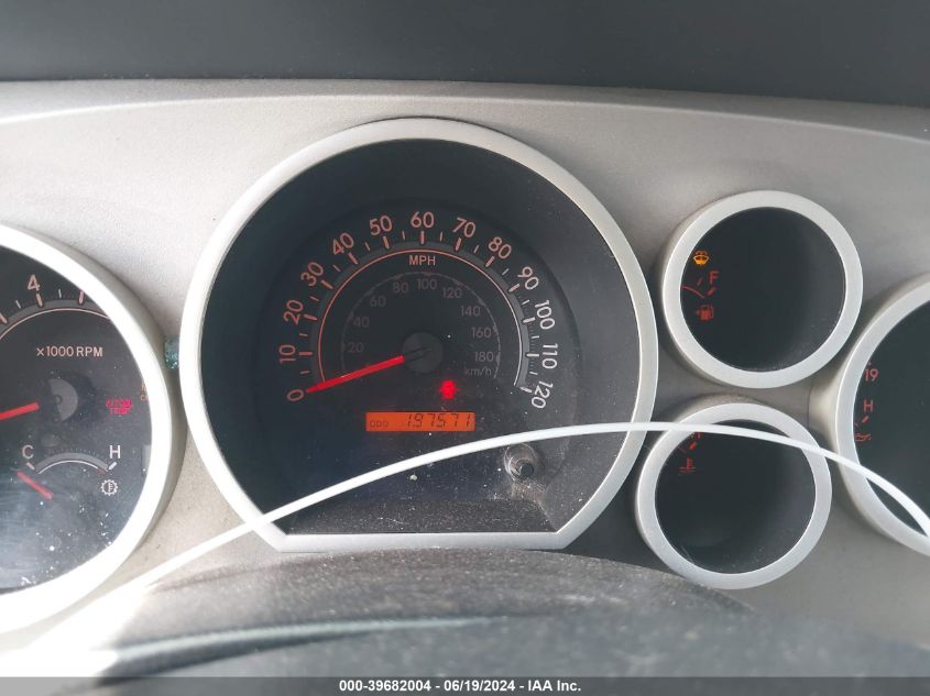 2007 Toyota Tundra Double Cab Sr5 VIN: 5TBBV541X7S480476 Lot: 39682004