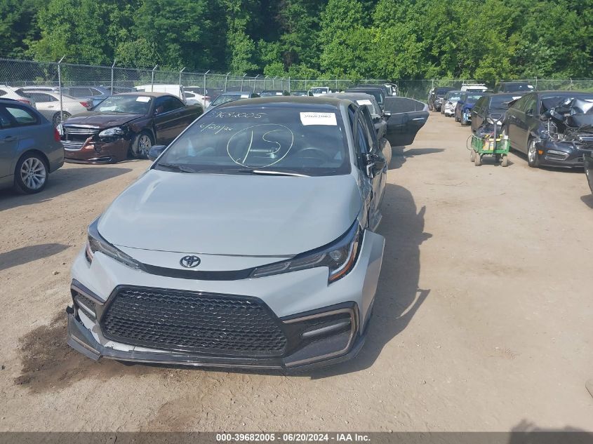 2022 Toyota Corolla Se Apex Edition VIN: 5YFS4MCE2NP114641 Lot: 39682005