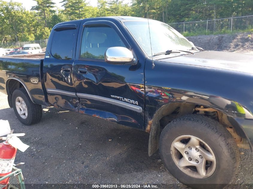 2003 Toyota Tundra Sr5 VIN: 5TBBN44163S395574 Lot: 39682013