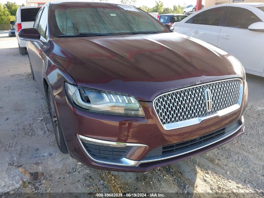 2017 Lincoln Mkz Select VIN: 3LN6L5C98HR600572 Lot: 39682039