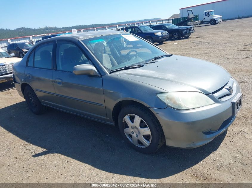 2004 Honda Civic Lx VIN: 2HGES16524H525069 Lot: 39682042