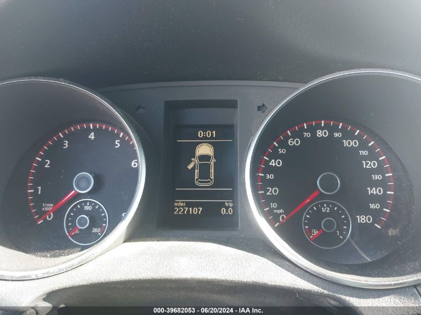 2012 Volkswagen Gti VIN: WVWGD7AJ7CW220272 Lot: 39682053