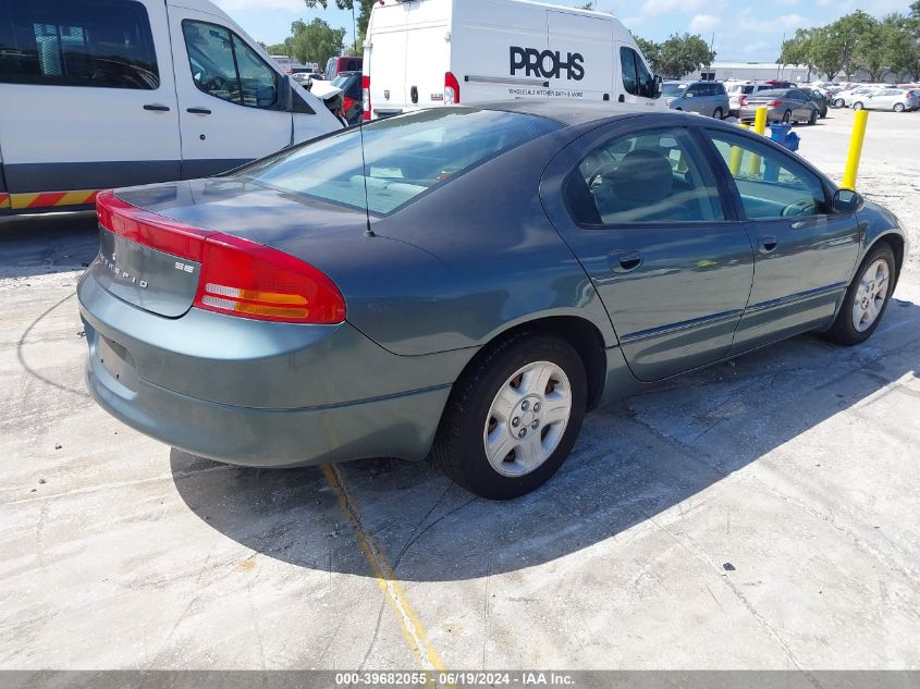 2004 Dodge Intrepid Se VIN: 2B3AD46R94H594211 Lot: 39682055