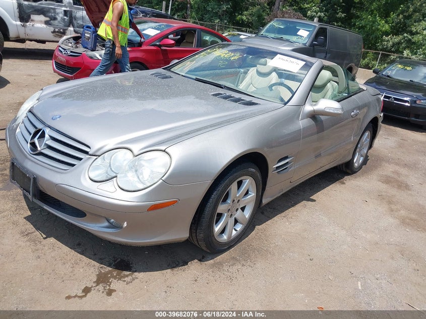 2003 Mercedes-Benz Sl 500 VIN: WDBSK75F13F048115 Lot: 39682076