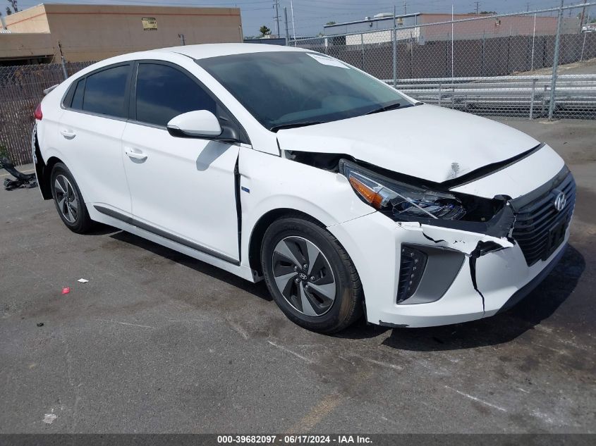 2018 Hyundai Ioniq Hybrid Sel VIN: KMHC75LC5JU098492 Lot: 39682097