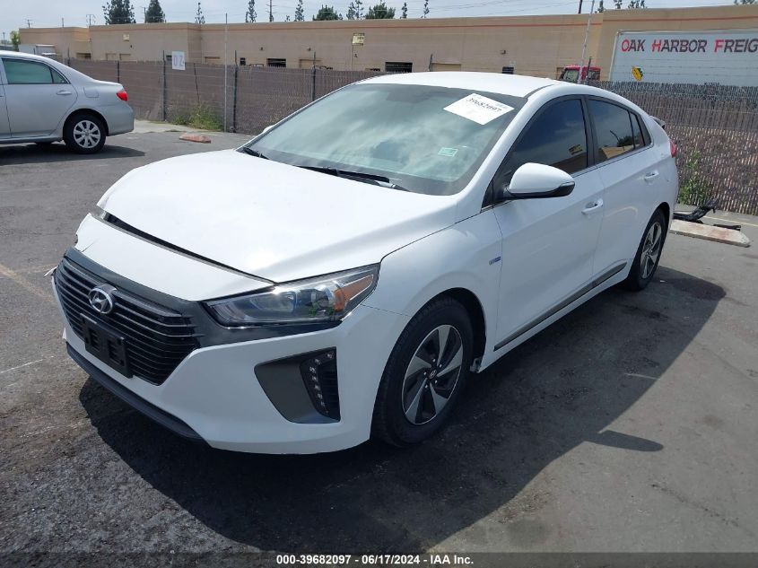 2018 Hyundai Ioniq Hybrid Sel VIN: KMHC75LC5JU098492 Lot: 39682097