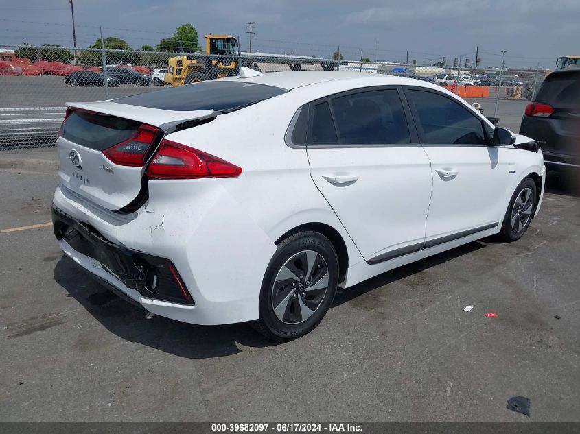 2018 Hyundai Ioniq Hybrid Sel VIN: KMHC75LC5JU098492 Lot: 39682097