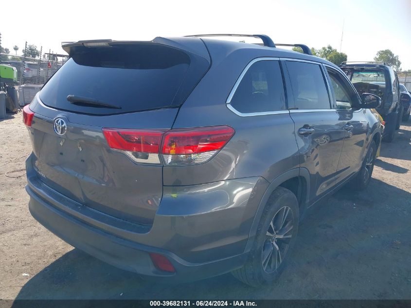 2018 Toyota Highlander Le VIN: 5TDZZRFH6JS239629 Lot: 39682131