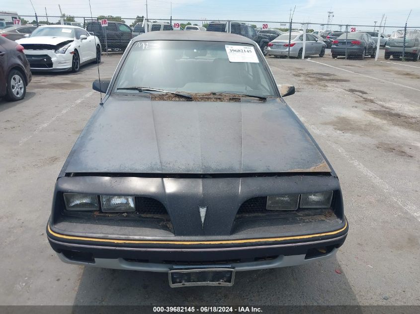 1986 Pontiac Sunbird VIN: 1G2JB6905G7552037 Lot: 39682145