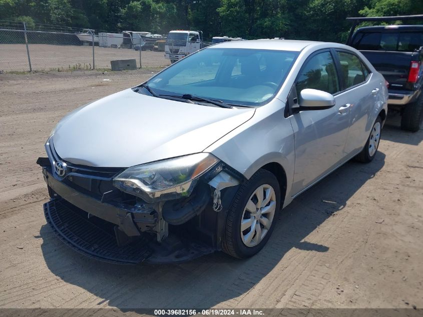 2015 Toyota Corolla Le VIN: 2T1BURHE9FC282428 Lot: 39682156