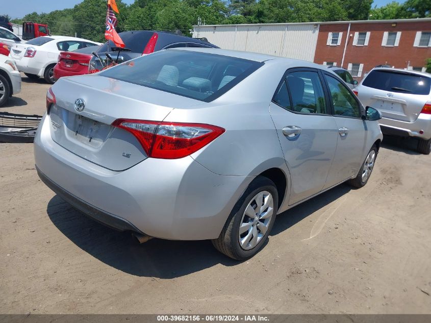2015 TOYOTA COROLLA LE - 2T1BURHE9FC282428