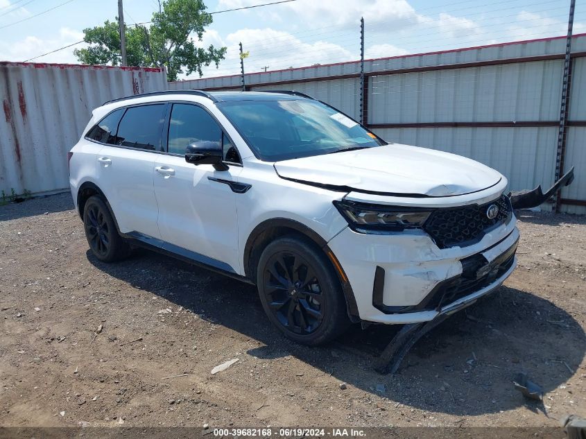 2021 Kia Sorento Sx Prestige VIN: 5XYRK4LFXMG025075 Lot: 39682168