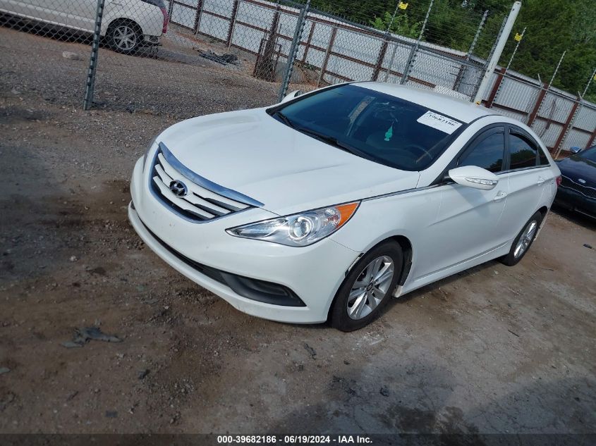 2014 Hyundai Sonata Gls VIN: 5NPEB4AC1EH931200 Lot: 39682186