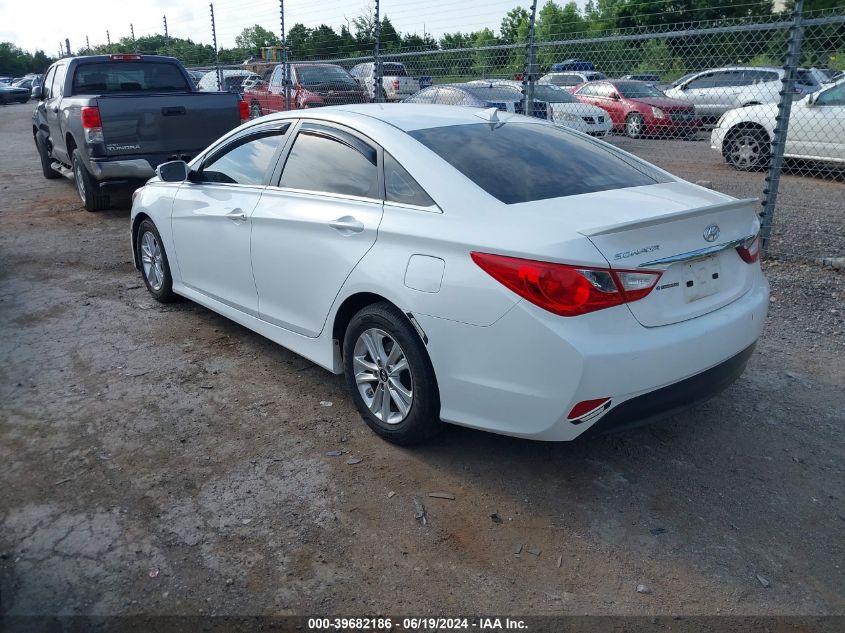 2014 Hyundai Sonata Gls VIN: 5NPEB4AC1EH931200 Lot: 39682186