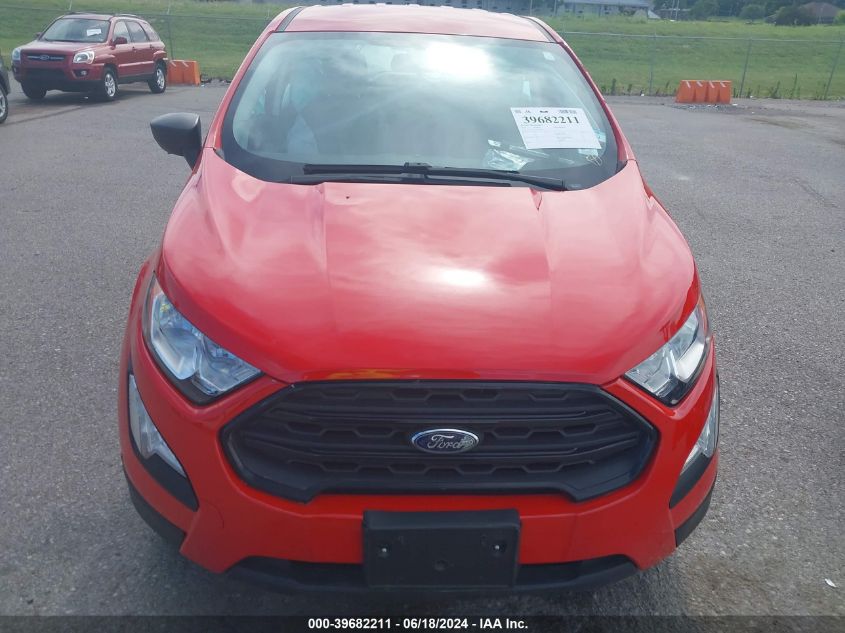 2021 Ford Ecosport S VIN: MAJ3S2FE2MC397100 Lot: 39682211