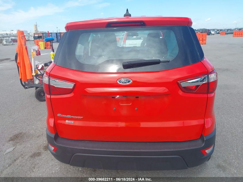 2021 Ford Ecosport S VIN: MAJ3S2FE2MC397100 Lot: 39682211