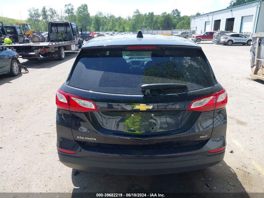 2021 Chevrolet Equinox Awd Ls VIN: 2GNAXSEV0M6160156 Lot: 39682219