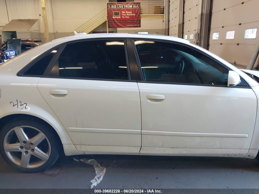 2005 Audi A4 1.8T Quattro/Special VIN: WAULC68EX5A079859 Lot: 39682226