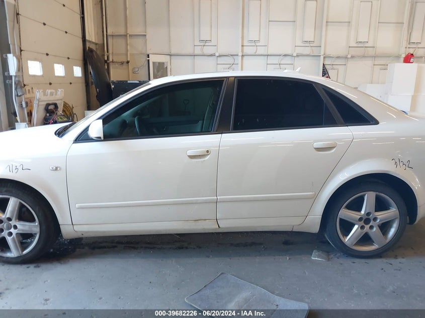 2005 Audi A4 1.8T Quattro/Special VIN: WAULC68EX5A079859 Lot: 39682226